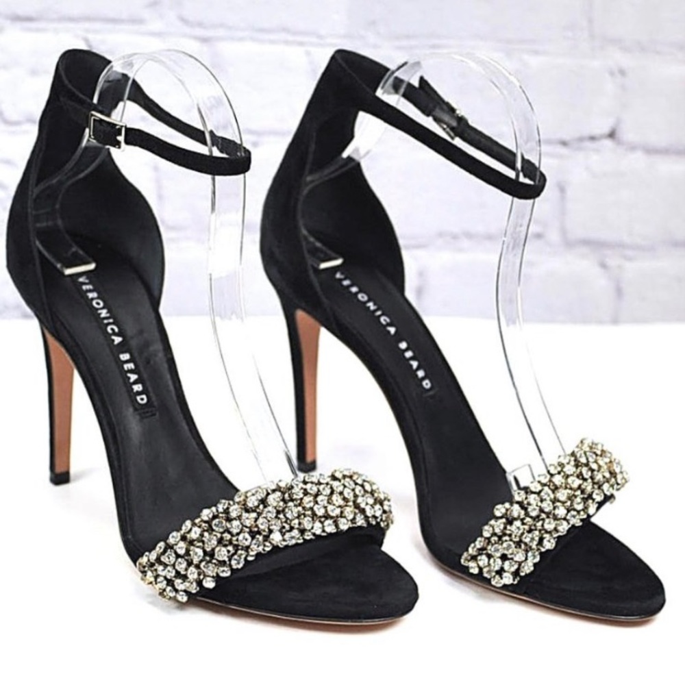 Veronica Beard Rowena Heeled Sandal Size 40